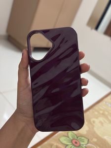 Burgundy Iphone 16 Back Cover