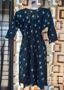 New Black Color Kurta Pack Of 1