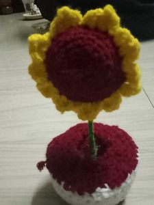 Crochet Sunflower Decoration
