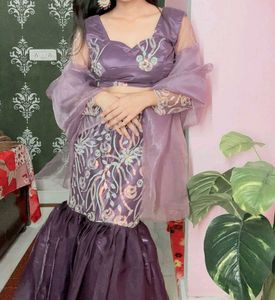 Elegant fish cutLehenga Choli Set
