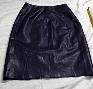 Women's High-Waist Faux Leather Pencil Skirt – Dee
