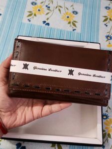Genuine Leather Wallet Set for Men &amp; Women