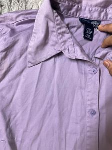 Lilac Button Down Shirt