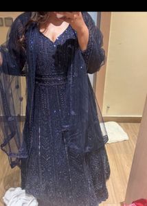 Elegant Navy Blue gown