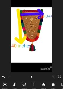 Nettipattam - Kerala Elephant Ornament