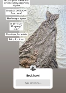 Crushed Velvet Slip Dress