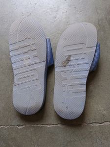 FITFLOP Women&#39;s Blue Slides/Flats