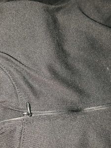 Chic Black Zip-Up Top