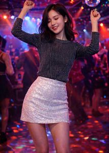 Sparkly Long Sleeve Top