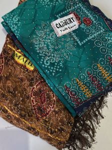 Elegant Bandhani Sarees Set Of 2