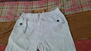 Casual White Cargo