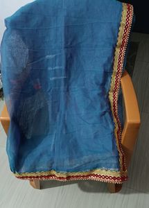 Blue Festive Chunni