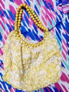 light weight yellow handbag