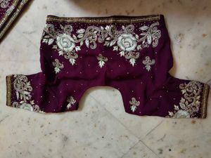 Purple Heavy 💜 Saree With Blouse ✨🔥🫰
