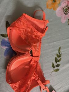 Rosaline Orange Bra underwired padded