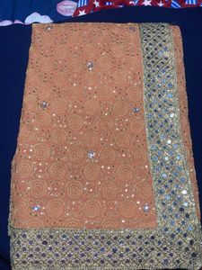 Work Saree And Blouse
