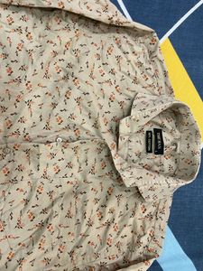 THE MAN Floral Print Long Sleeve Shirt