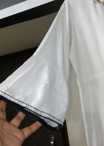 MAISHI White Anarkali Kurti
