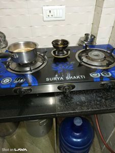 Surya Shakti Three Burner Gas Stove