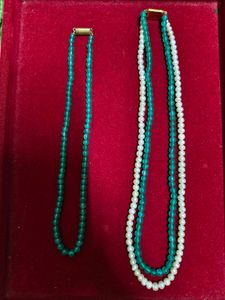 Semi Precious Pearls Necklace