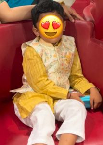 Striped Kurta Shirt with modi jacket