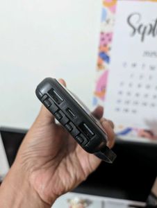 Zebronics - 10000 Mah PowerBank With Inbuilt Cable