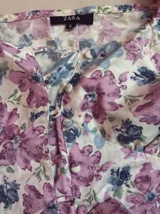 Floral Cute Cropped Top