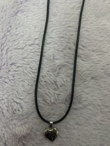 Lovers heart pendant &amp; Bracelet 🖤