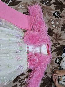Cute Girls Party Dress with Jacket