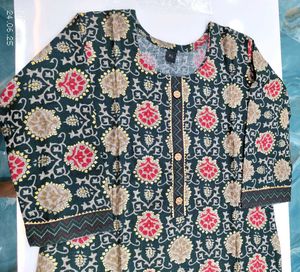 3 Pis Rayon Kurti Set Fro Sale Price All Sizes Ava