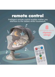 5 Point Safety Electric Swing Baby Bassinet+ Music