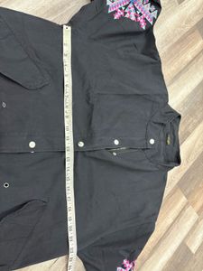 Embroidered Black Jacket