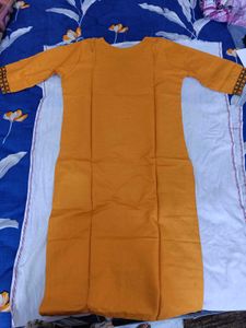Mustard Kurta