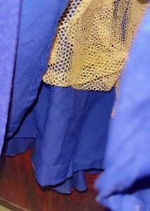 Heavy Blue Embellished Gown with CanCan inside❤️