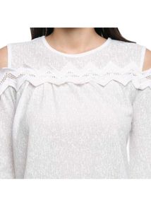 Elegant White Long Sleeve Top