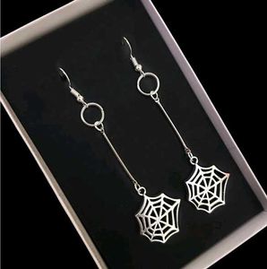 Gothic Spider Web Earrings