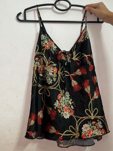 Vintage Floral Print Cami