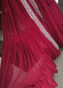 Elegant Maroon Ethnic Gown