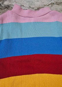 Cute Colourful Top🤌🏻🌈