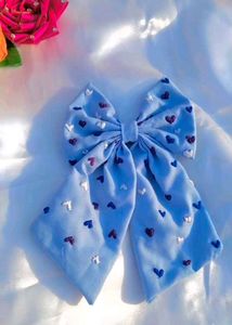 Aesthetic Embroided Hair Bow