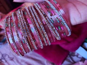 LIGHT PINK BANGLES 💗