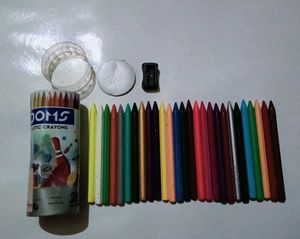DOMS 24 New Crayon Set