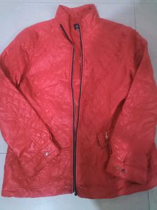 combo jacket red nd black