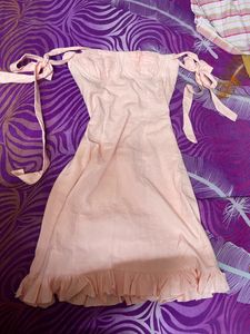 Corset Dress In Baby Pink🩷