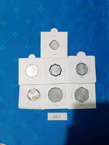 Indian Coin Set 1 - 20 Paise Aluminum UNC