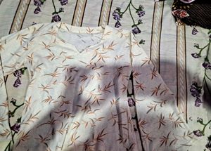 Leaf Print Top
