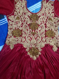 Readymade Mahroon Gown