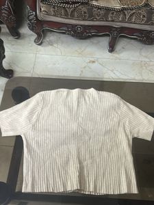 Ribbed Knit Cardigan Top