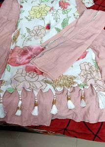 Sharara suit dupatta