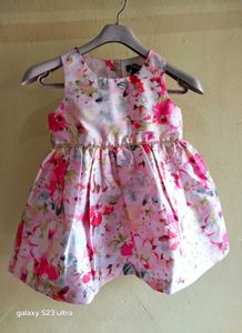 Kids Frock Flower Print